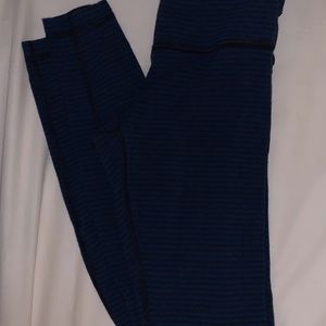 Lululemon striped organic cotton leggings